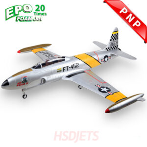 HSDJETS T-33 Foam Turbine Yellow Ribbon Colour PNP