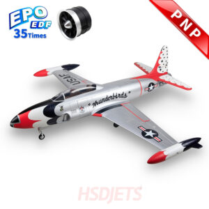 HSDJETS T-33 Thunderbirds Colour S-EDF 120mm PNP 12S