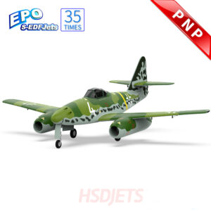 HSDJETS ME-262 Twin 90mm EDF Foam Jet, Green Camo (PNP 12S)