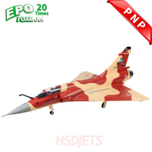 HSDJETS Mirage 2000 8kg Turbine Foam Jet, Desert Rat (PNP + Vector, no turbine)