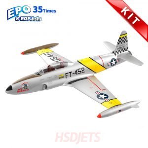 HSDJETS T-33 Yellow ribbon Colour S-EDF 120mm Kit